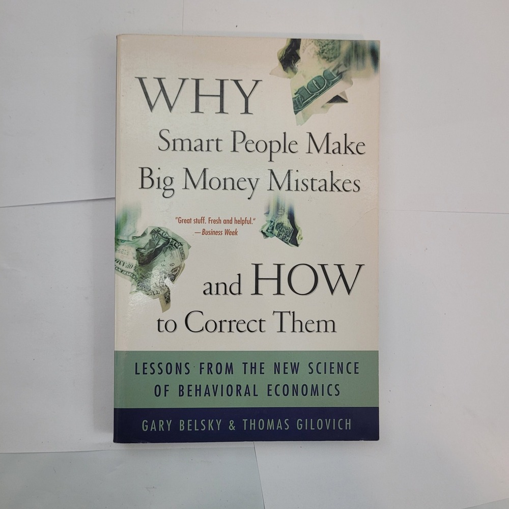 Simon Schuster Why Smart People Make Big Money Mistakes Book Gary Belsky Finance